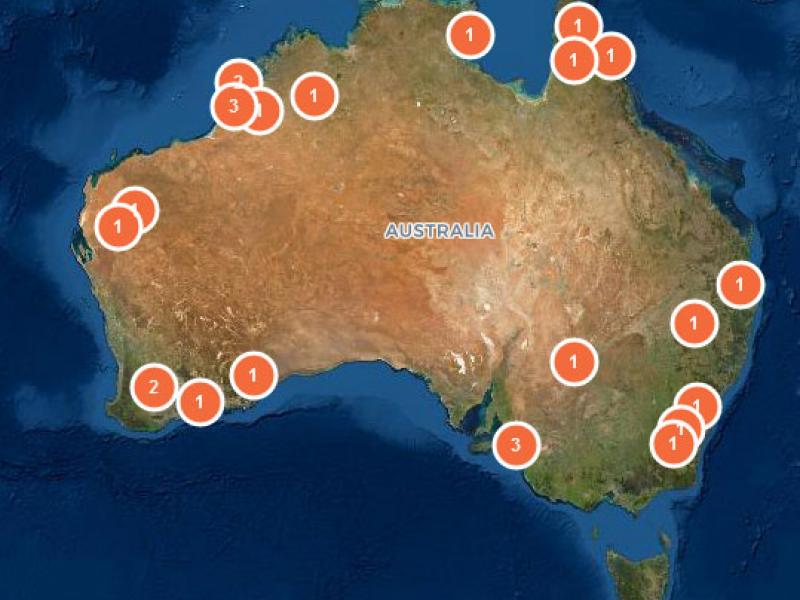 Map search screenshot